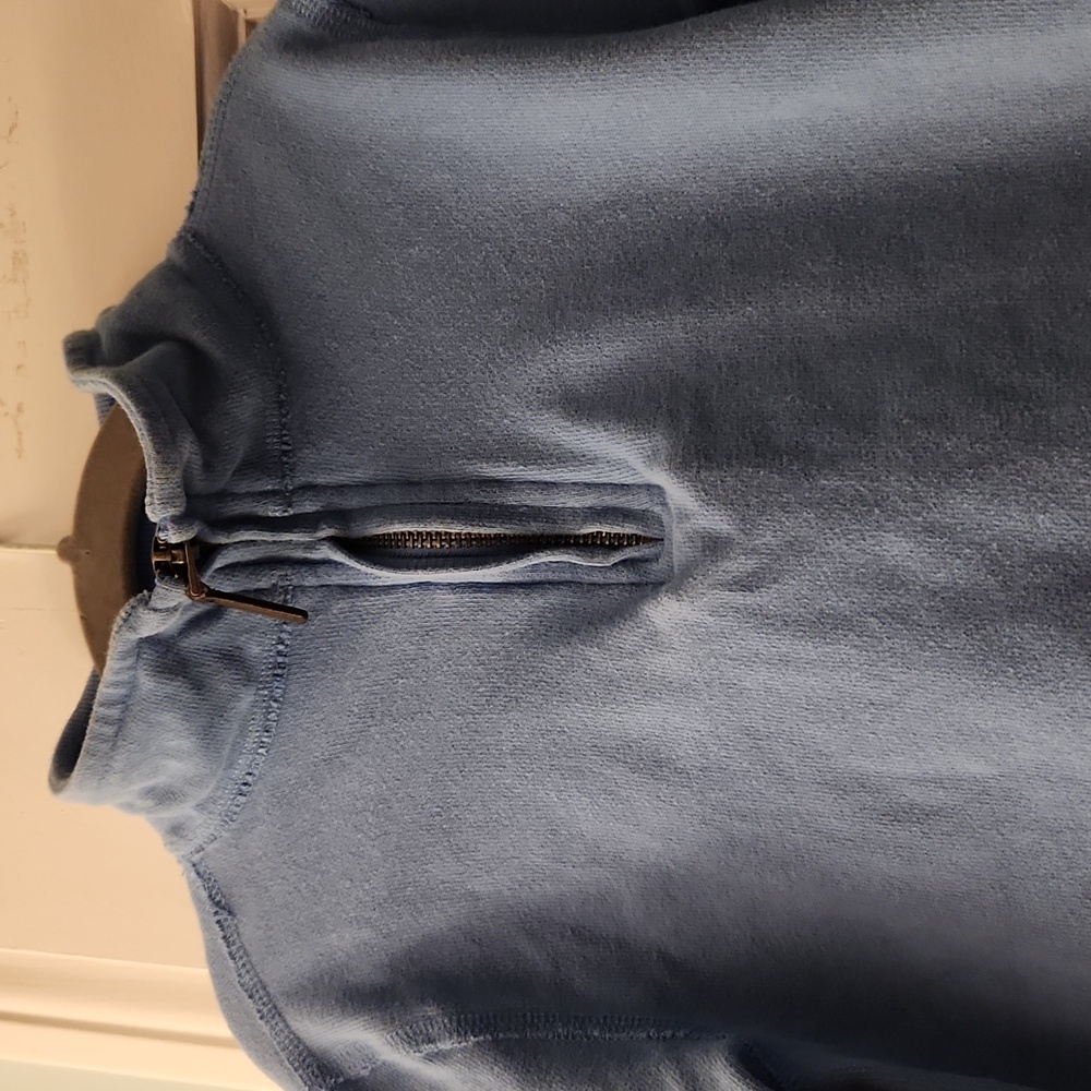 Boys light blue zip top